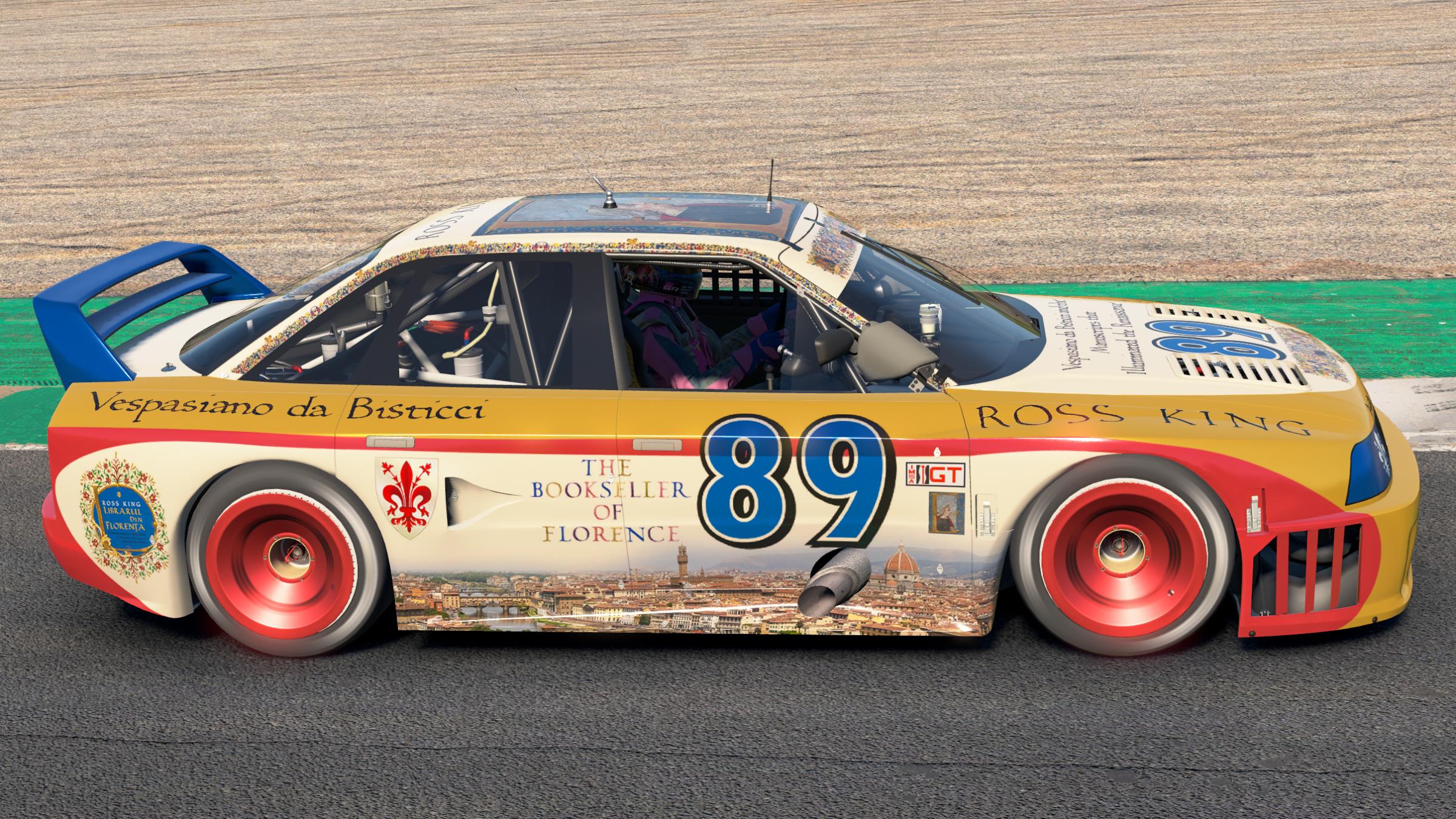 Preview of The Bookseller Of Florence Audi 90 GTO by Jasper De Jong