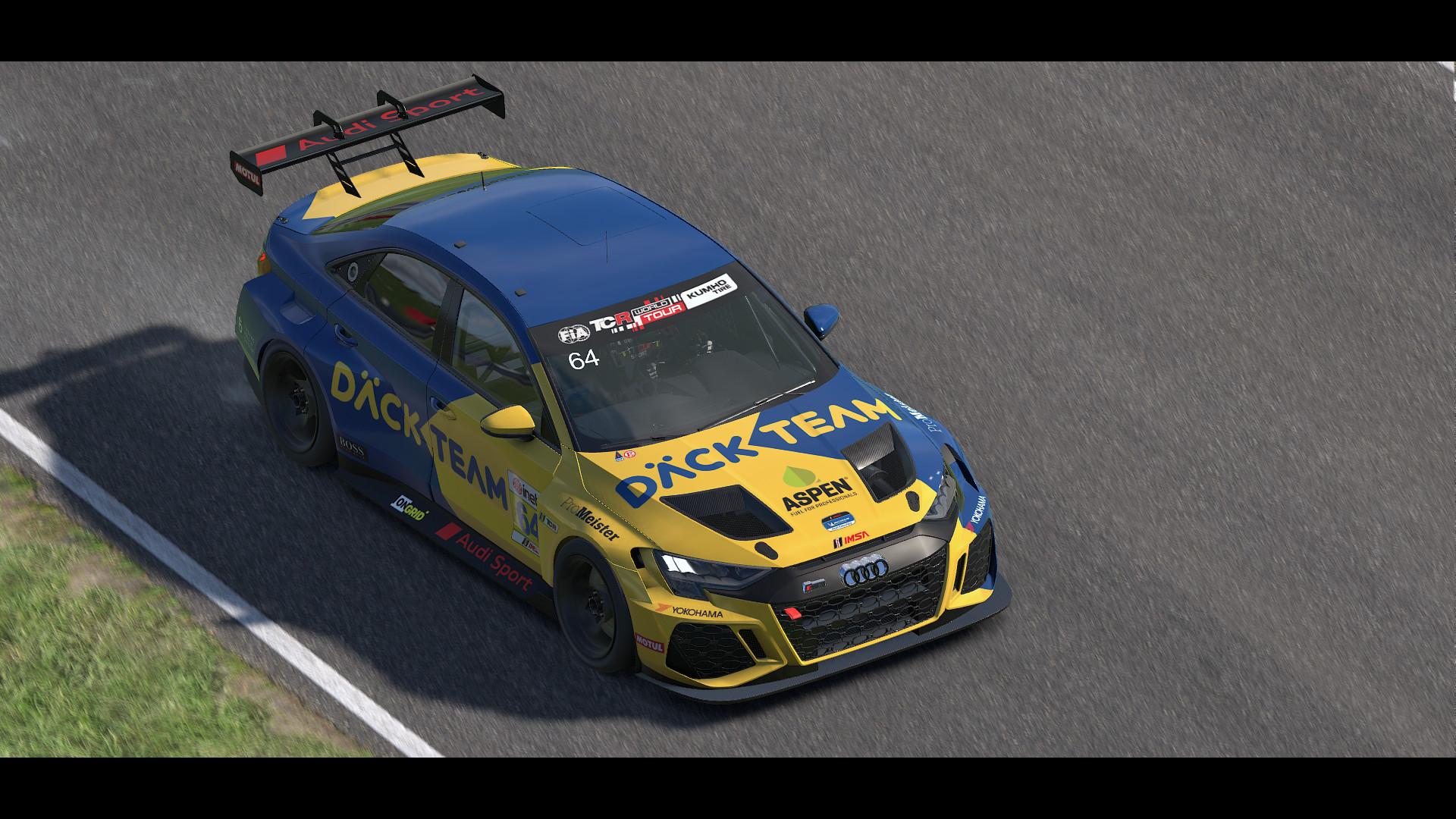 Preview of Audi RS3 LMS "Däckteam" by Joacim Th&ouml;rn