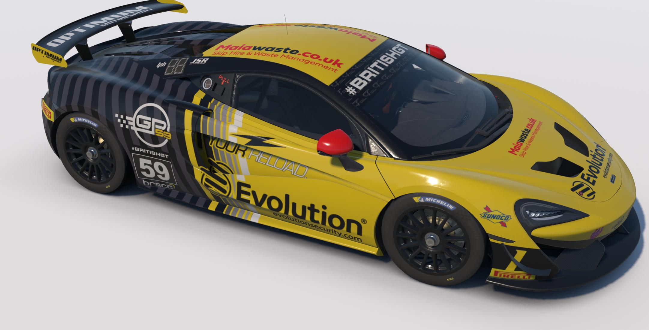 Preview of Optimum Motorsport Car #59 British GT 4 - Josh Stanton / Luca Hopkinson by Keith Archer