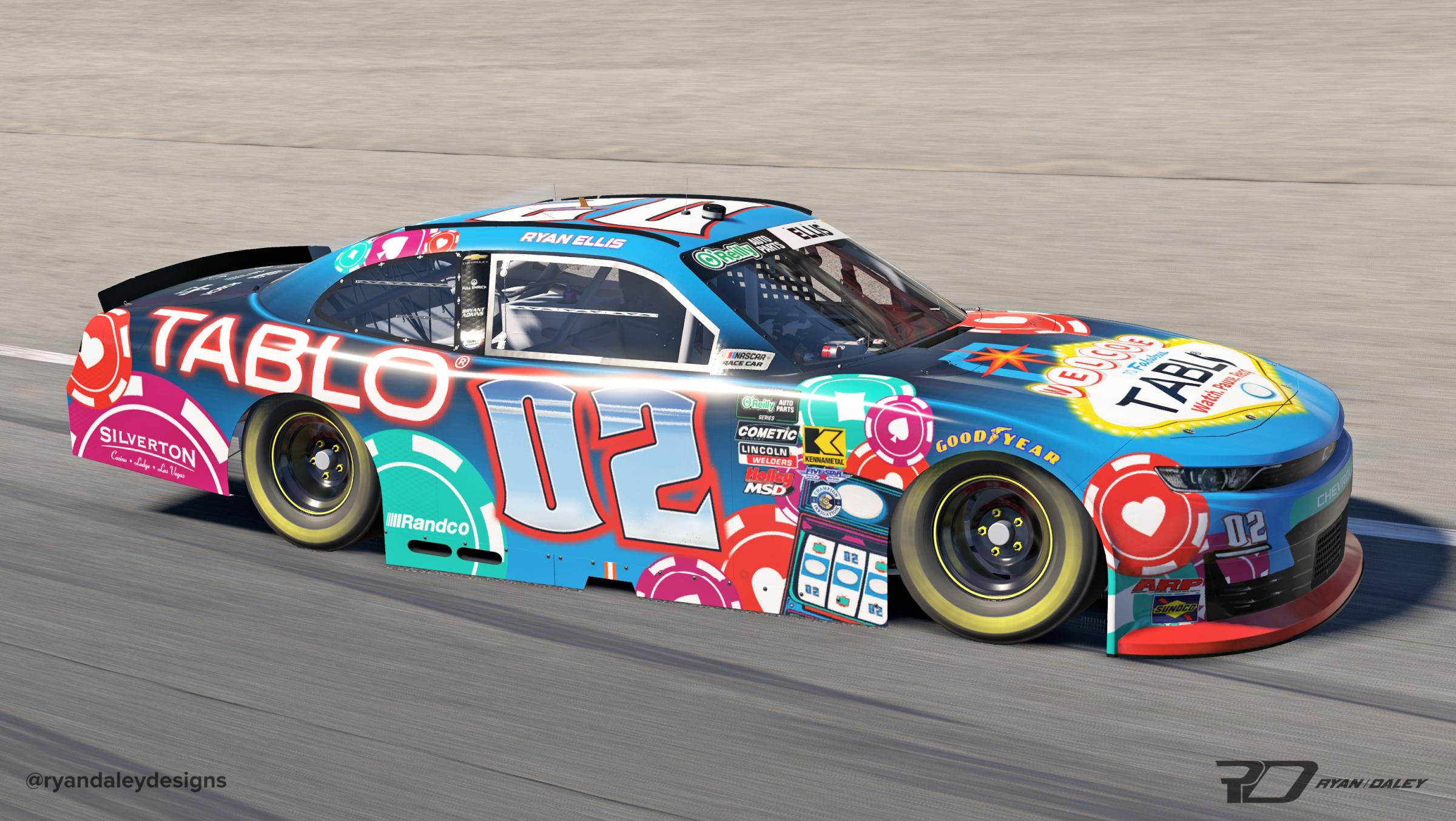 Preview of Official 2026 #02 Ryan Ellis Tablo TV Vegas With Numbers by Ryan Daley