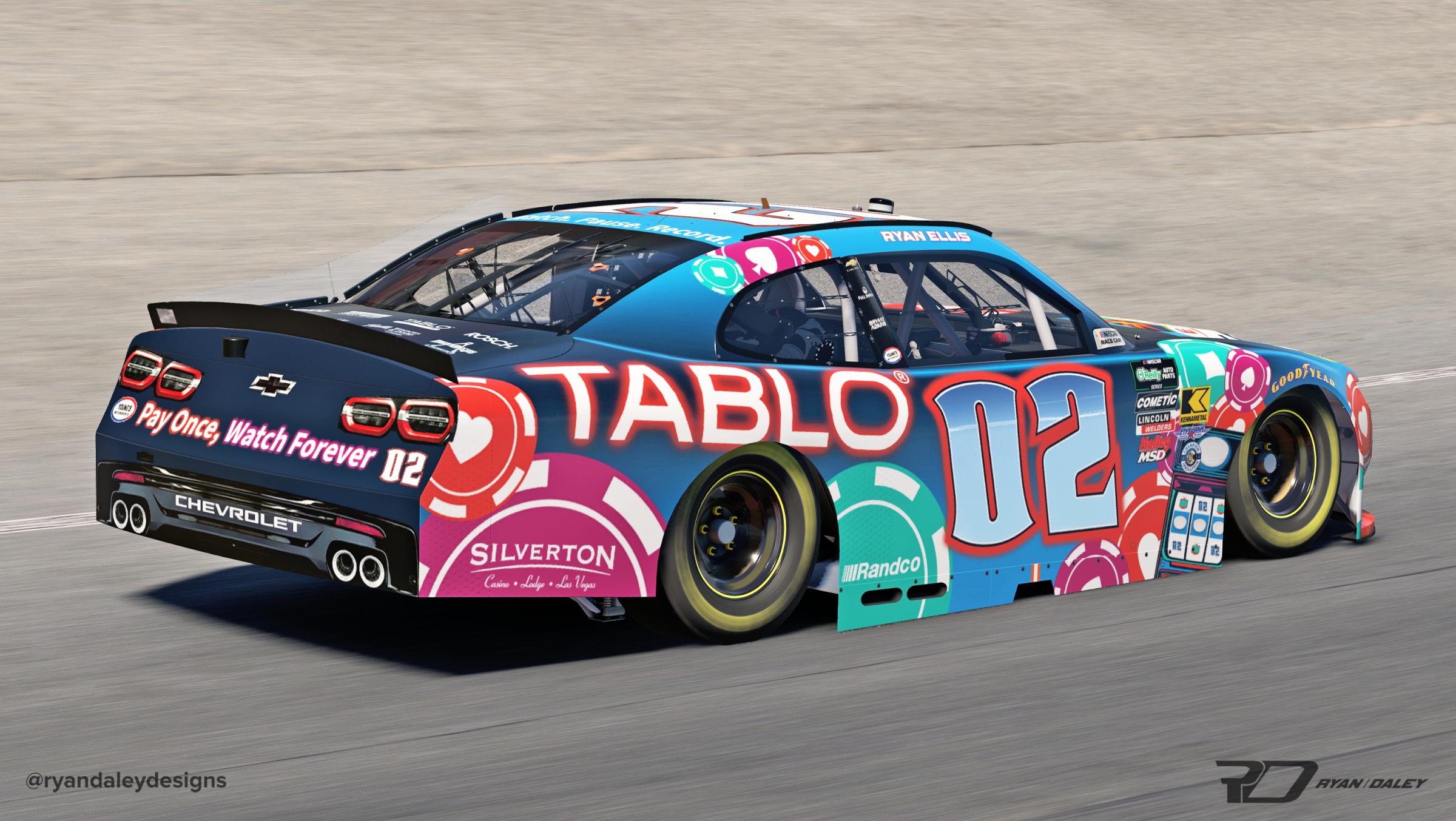 Preview of Official 2026 #02 Ryan Ellis Tablo TV Vegas With Numbers by Ryan Daley