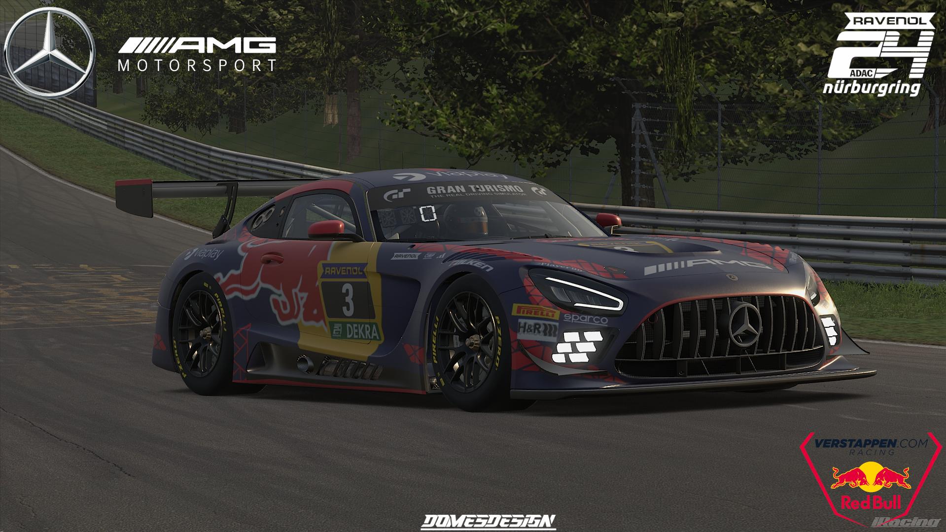 Preview of AMG Team Verstappen Racing Mercedes AMG GT3 EVO #3 24H Nürburgring 2026 by Dominic Strelow
