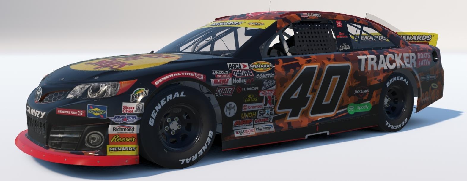 Preview of Griffin Williams #40 Bass Pro Shops Toyota Camry by Seth Burciaga