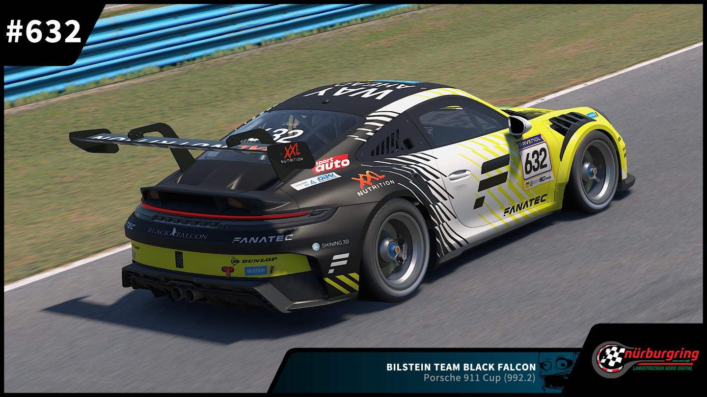 Preview of #632 Team Black Falcon Porsche 911 Cup (992.2) 2026 Nürburgring Langstrecken-Serie by Zack W Gould