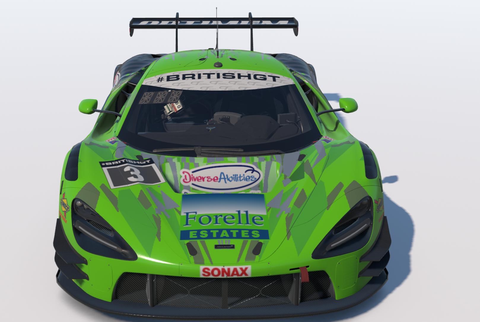 Preview of Optimum Motorsport Car #3 2026 British GT - Mike Price / Callum Macleod by Keith Archer