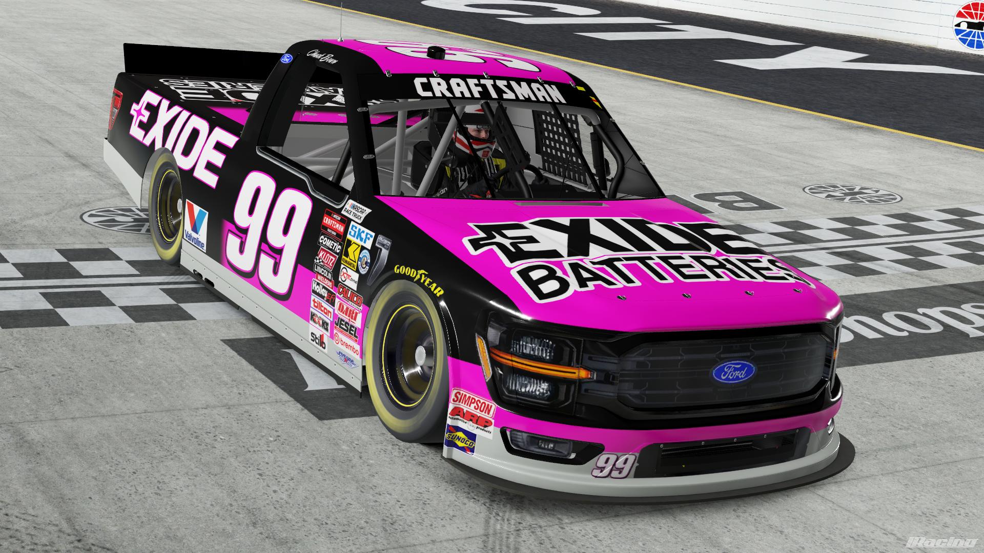 Preview of 1997 Chuck Bown Exide Batteries Ford (#99) by DG Swiss