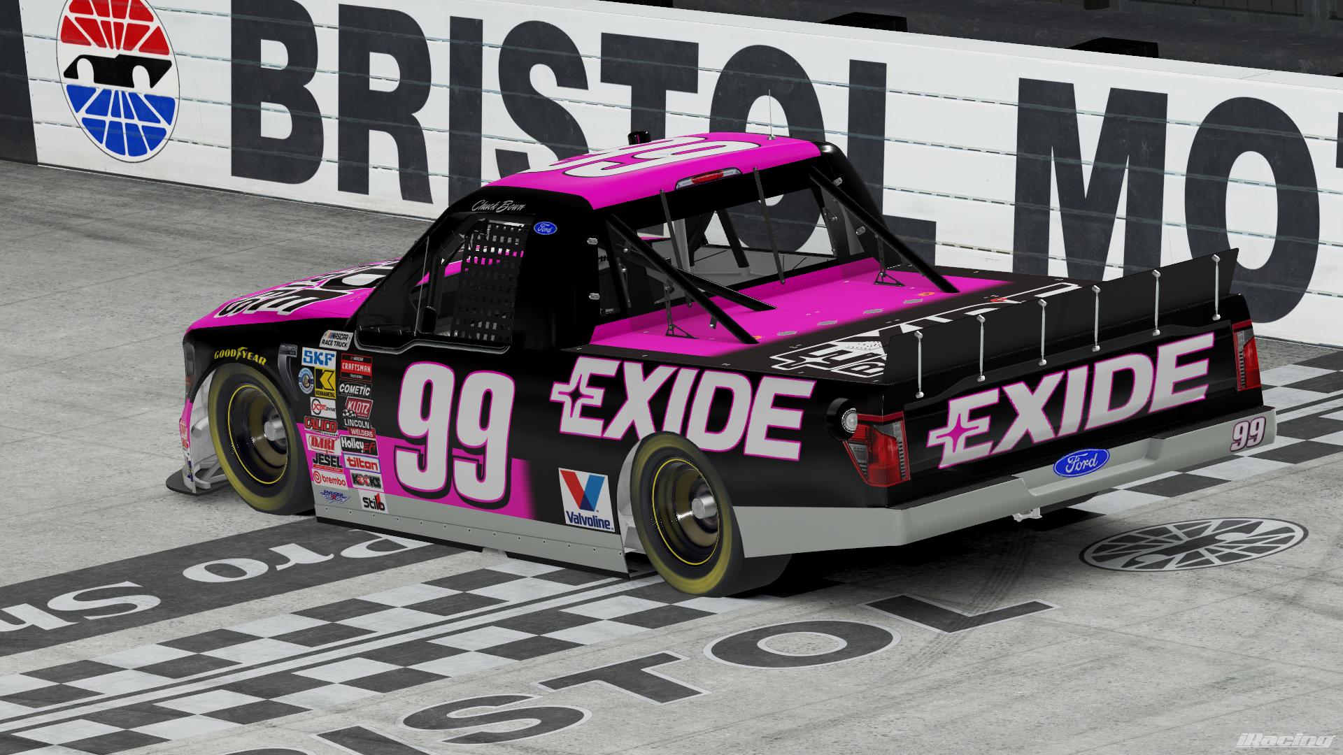 Preview of 1997 Chuck Bown Exide Batteries Ford (No #) by DG Swiss