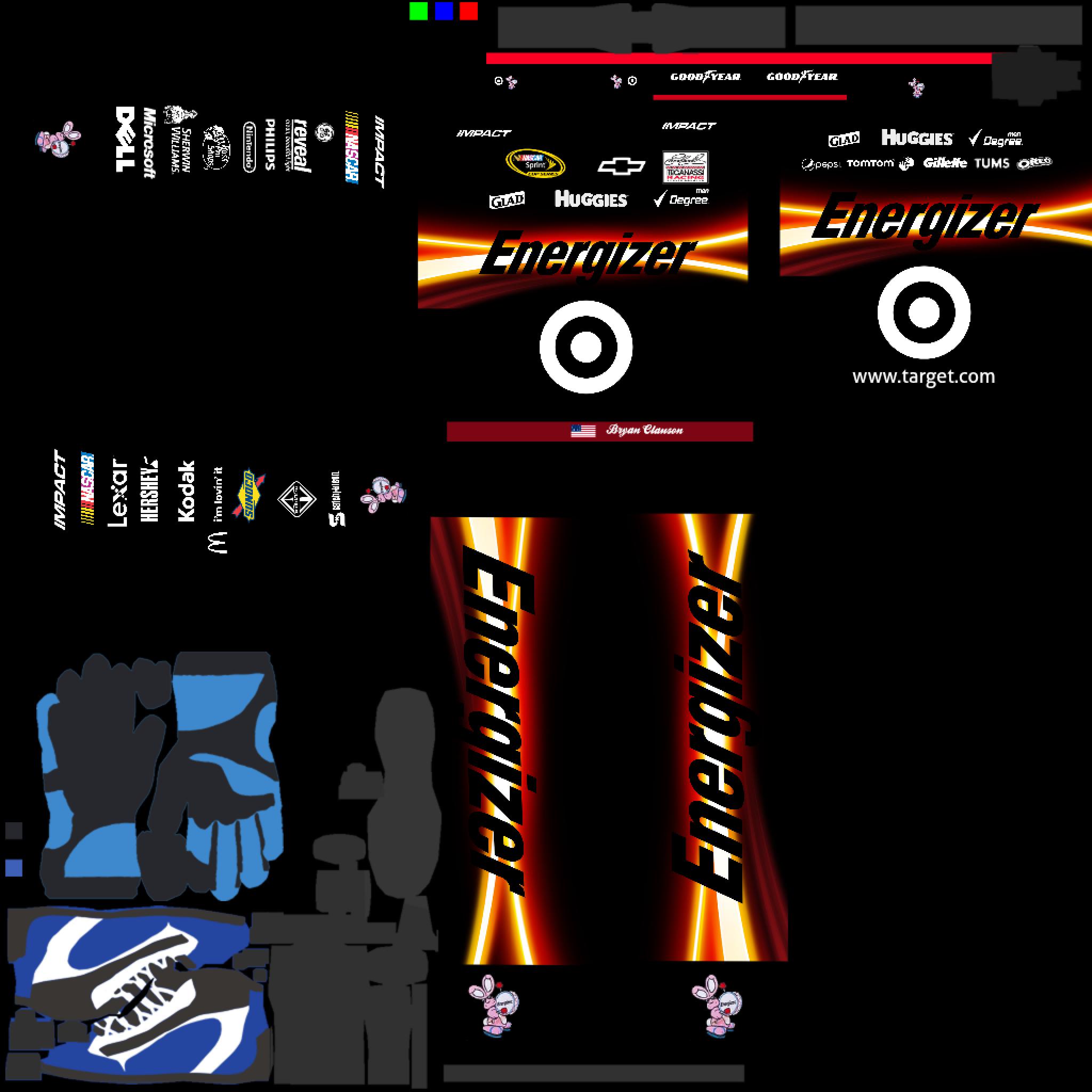 Preview of Bryan Clauson Energizer / Target 2011 Fictional 2011 Irwin Tools Night Race  by Brenden Broberg