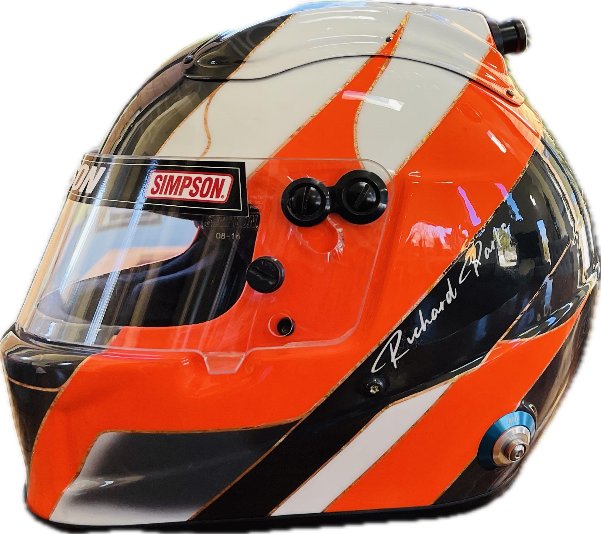 Preview of Richard Parks Custom Helmet by Alan Purser