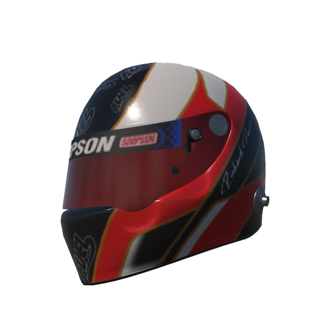 Preview of Richard Parks Custom Helmet by Alan Purser