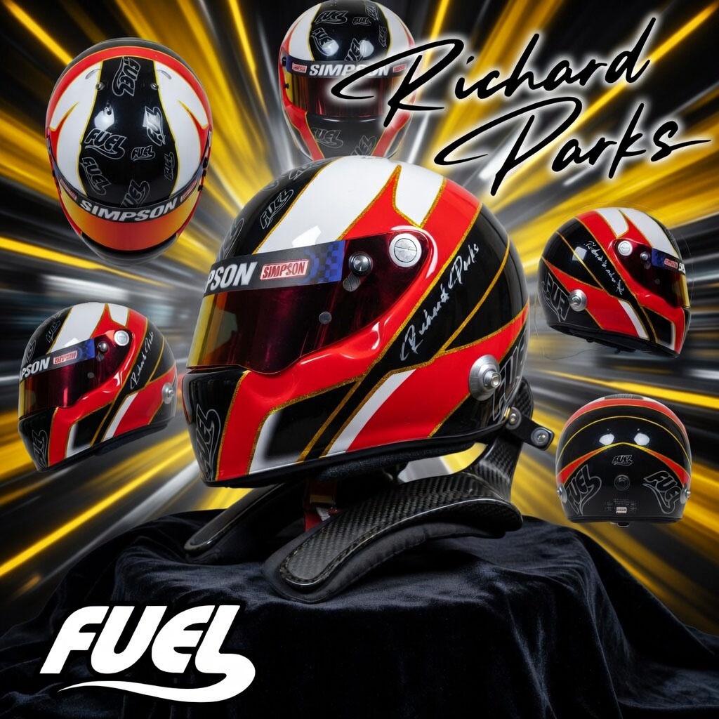 Preview of Richard Parks Custom Helmet by Alan Purser