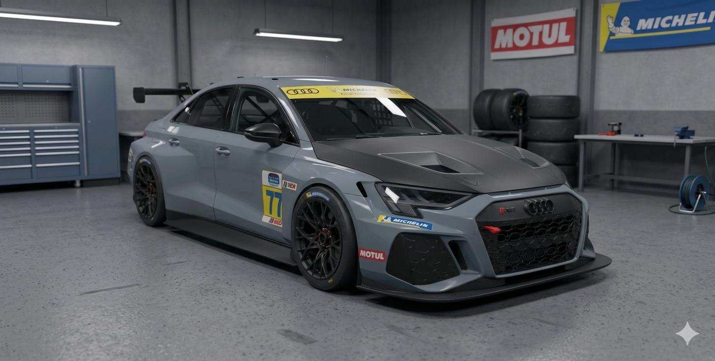 Preview of Audi RS3 Track Day Kemora Gray & Carbon Matte by Rafa C.