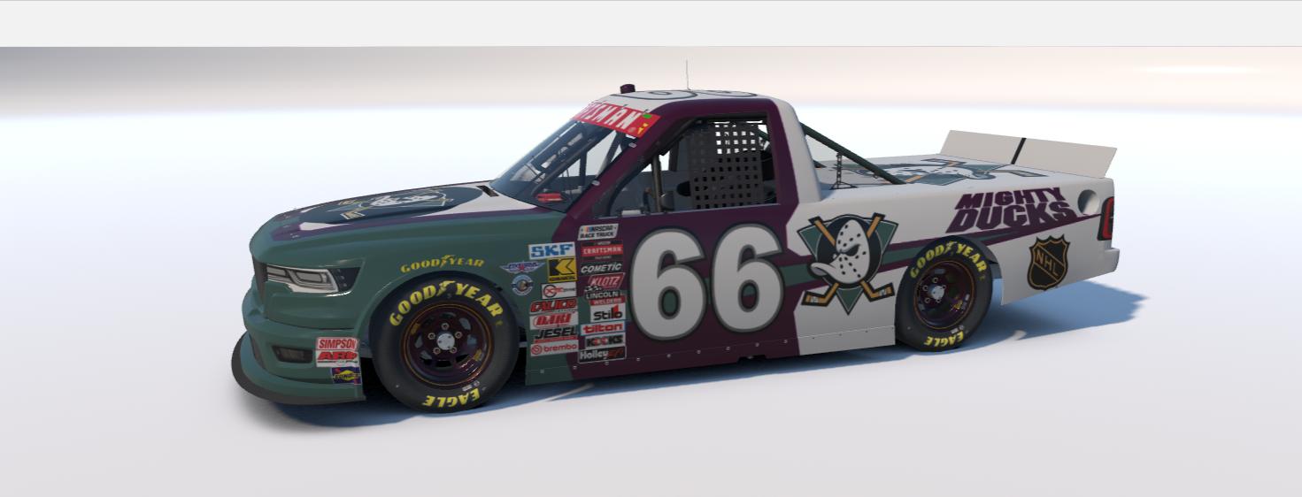 Preview of Mighty Ducks NASCAR Truck Ram by Scott Leitner2