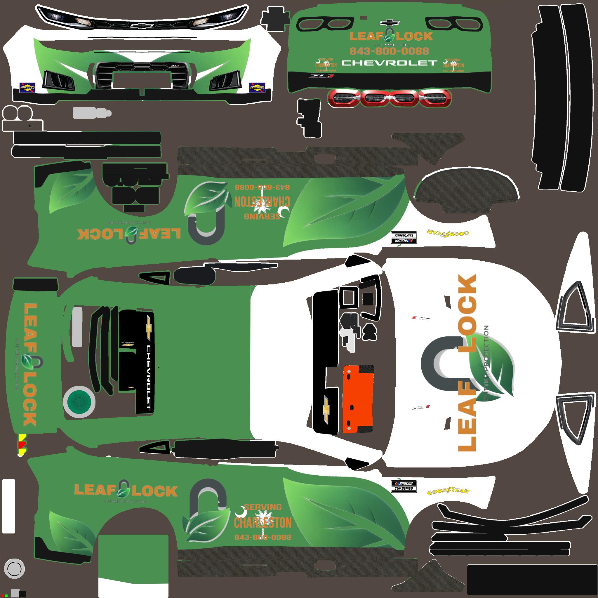 Preview of Leaf Lock Chevrolet Cup Car by Riley Bennett