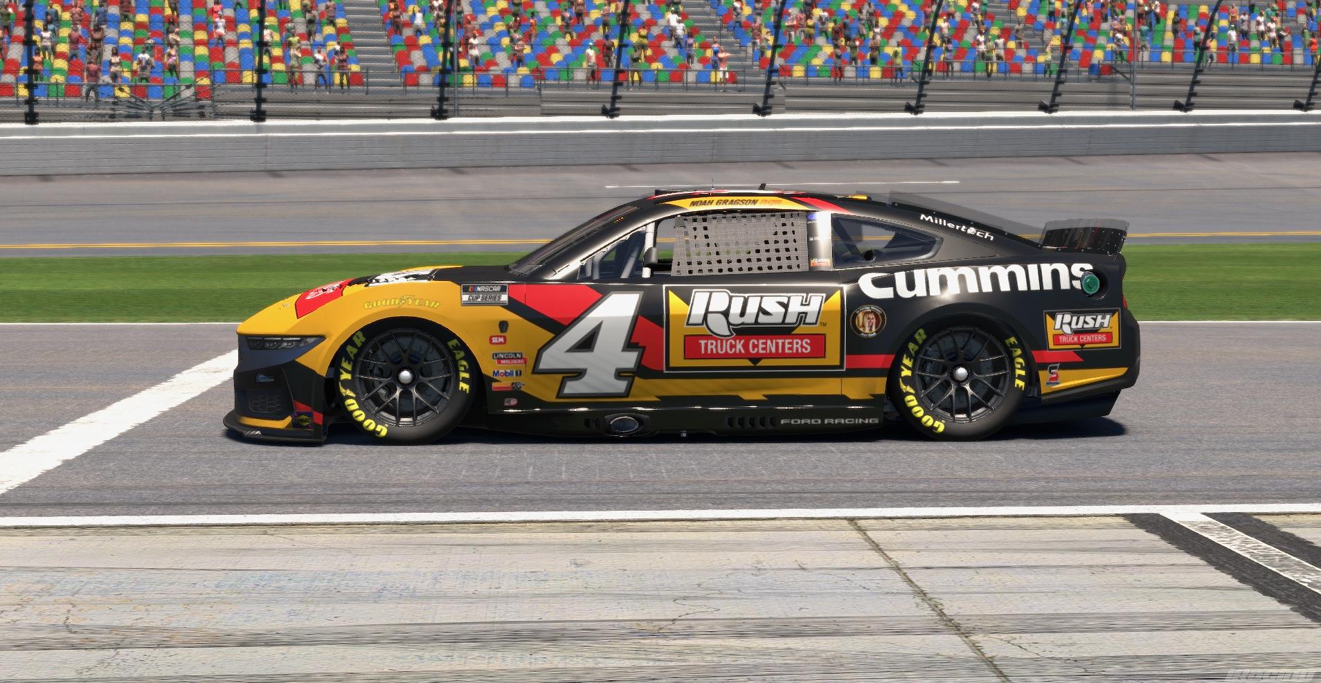 Preview of 2026 Noah Gragson #4 Rush Truck Centers Ford. by Neil A Bateman