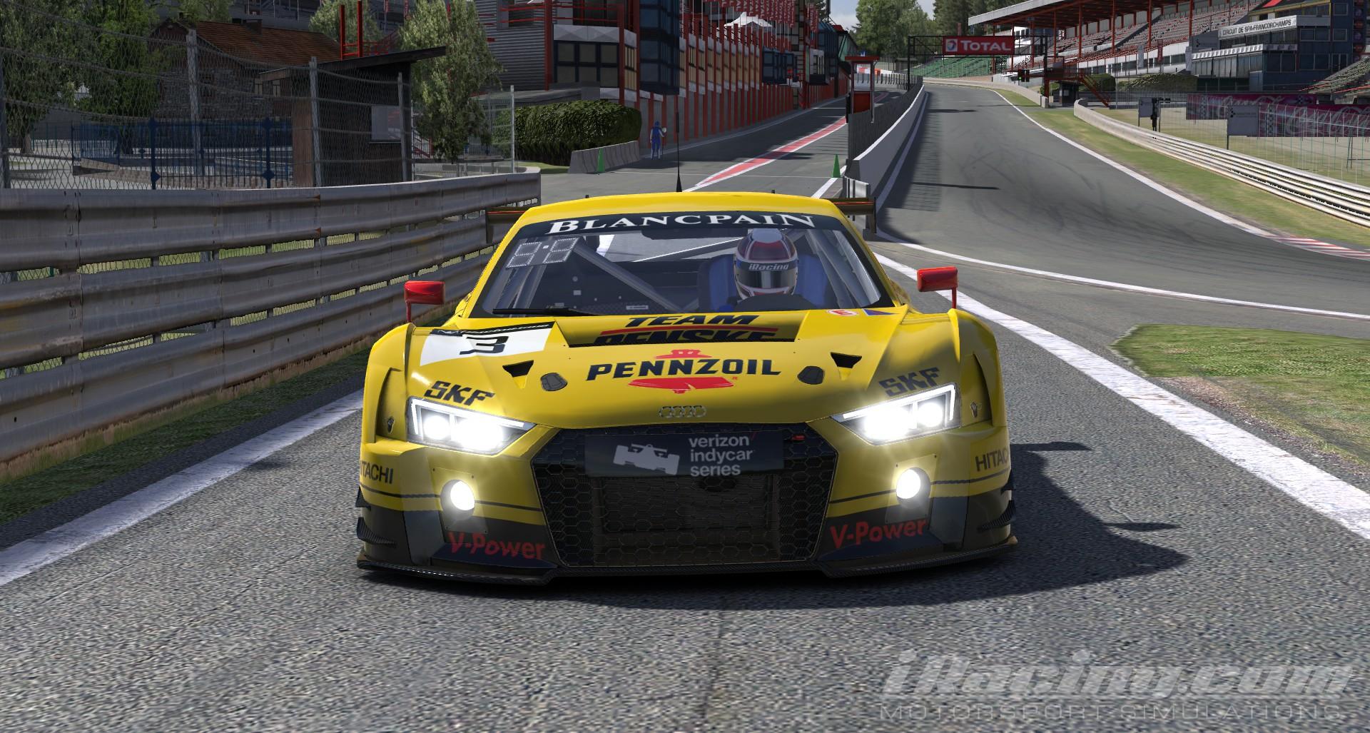 Pennzoil Shell Audi R8 LMS GT3 / Hélio Castroneves by Kazuhiro Oida ...
