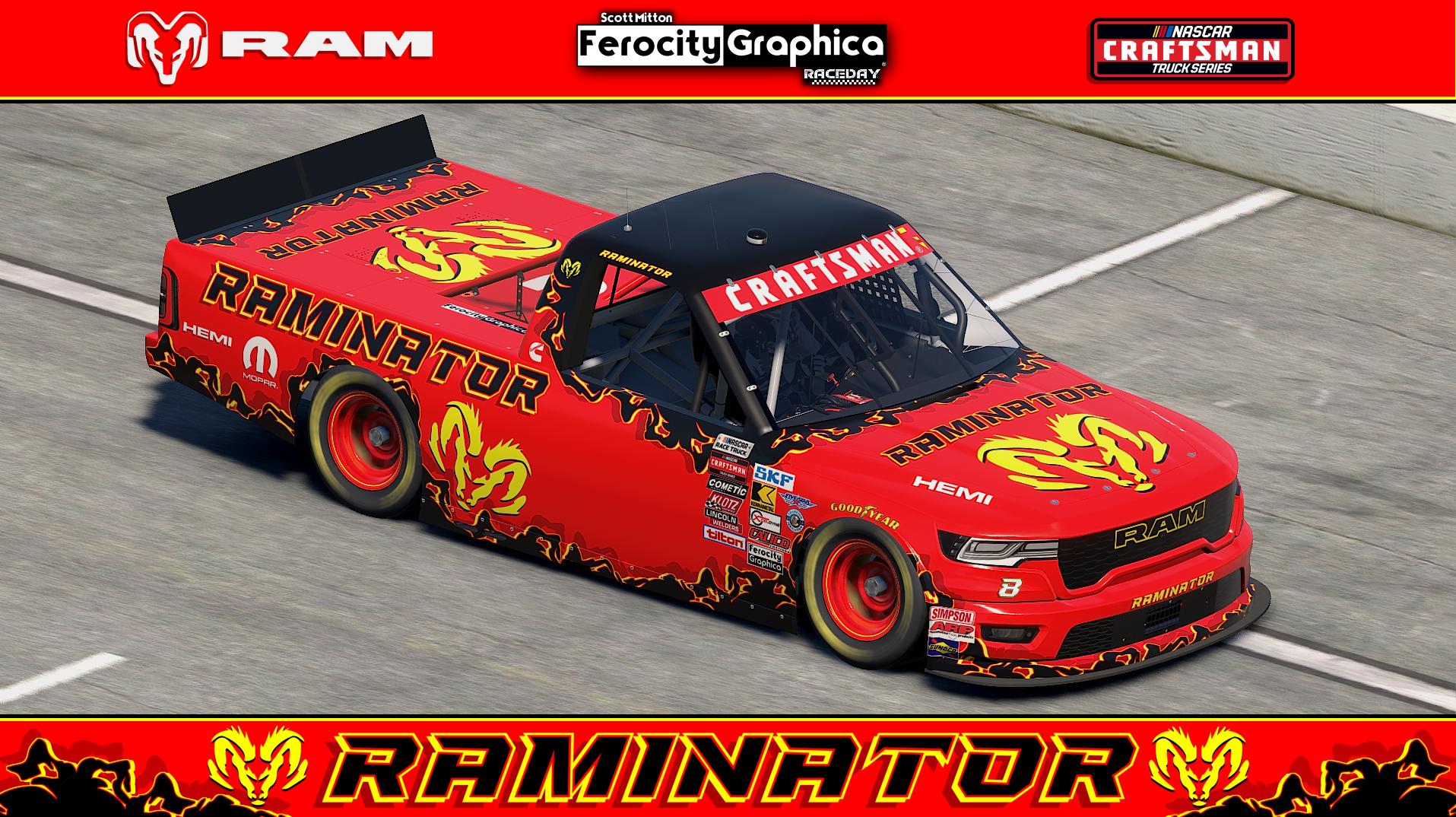 Preview of Raminator NASCAR Truck Series RAM (No Numbers) by Scott Mitton