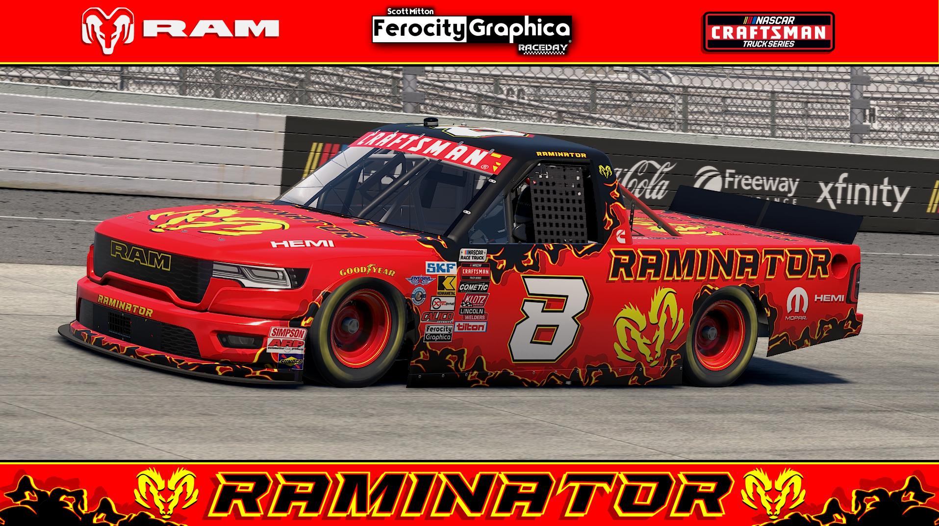 Preview of Raminator NASCAR Truck Series RAM (No Numbers) by Scott Mitton