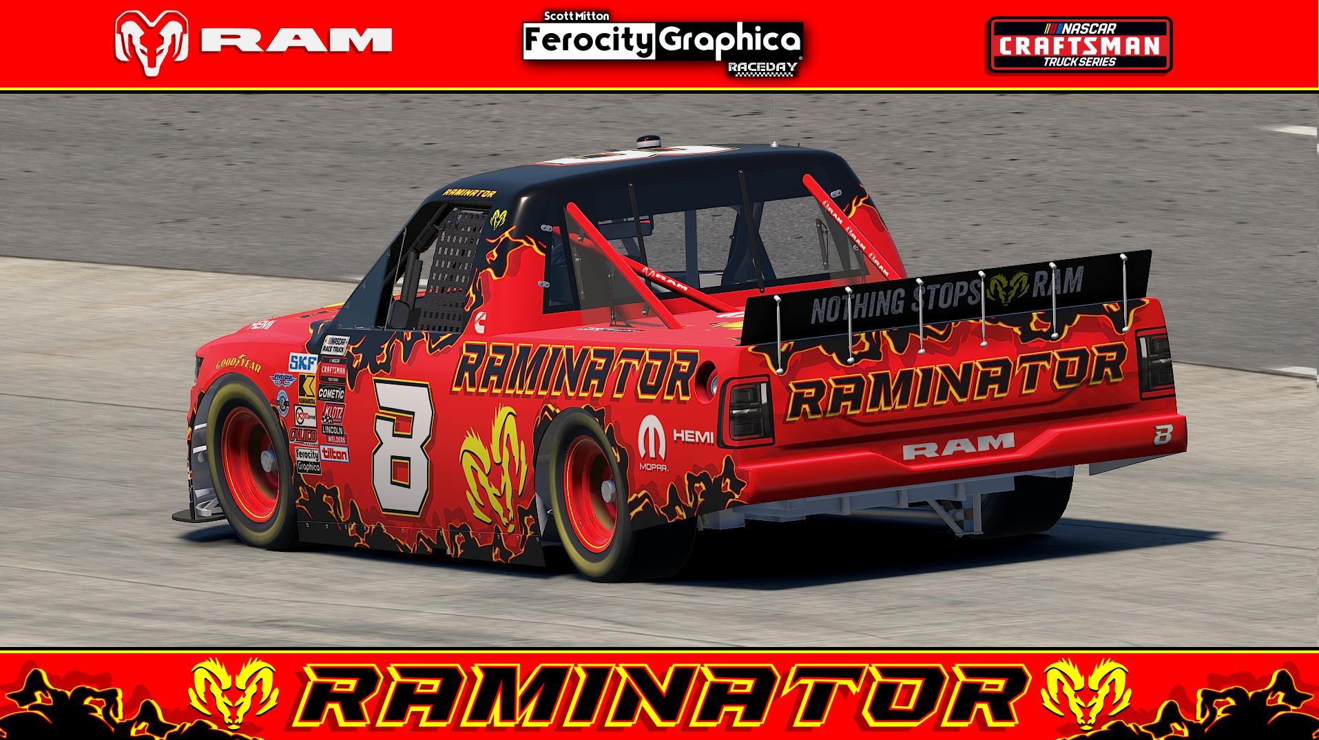 Preview of Raminator NASCAR Truck Series RAM (No Numbers) by Scott Mitton
