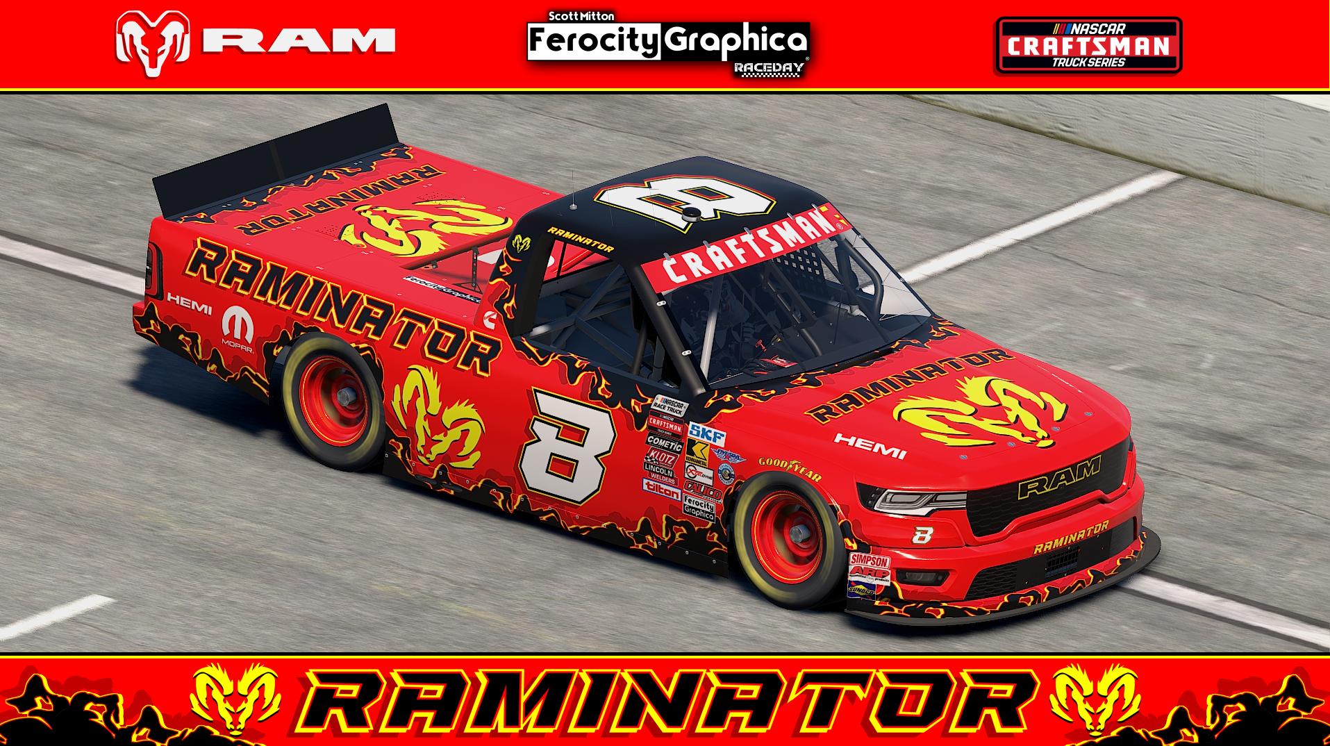 Preview of Raminator NASCAR Truck Series RAM by Scott Mitton