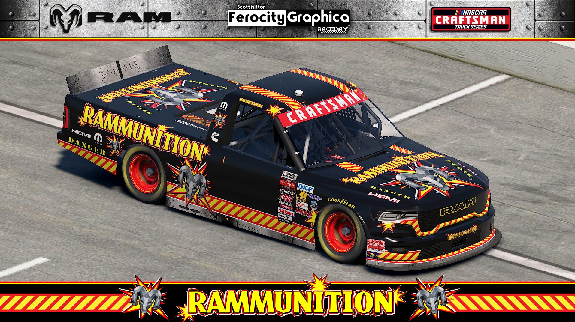 Preview of Rammunition NASCAR Truck Series RAM (No Numbers) by Scott Mitton