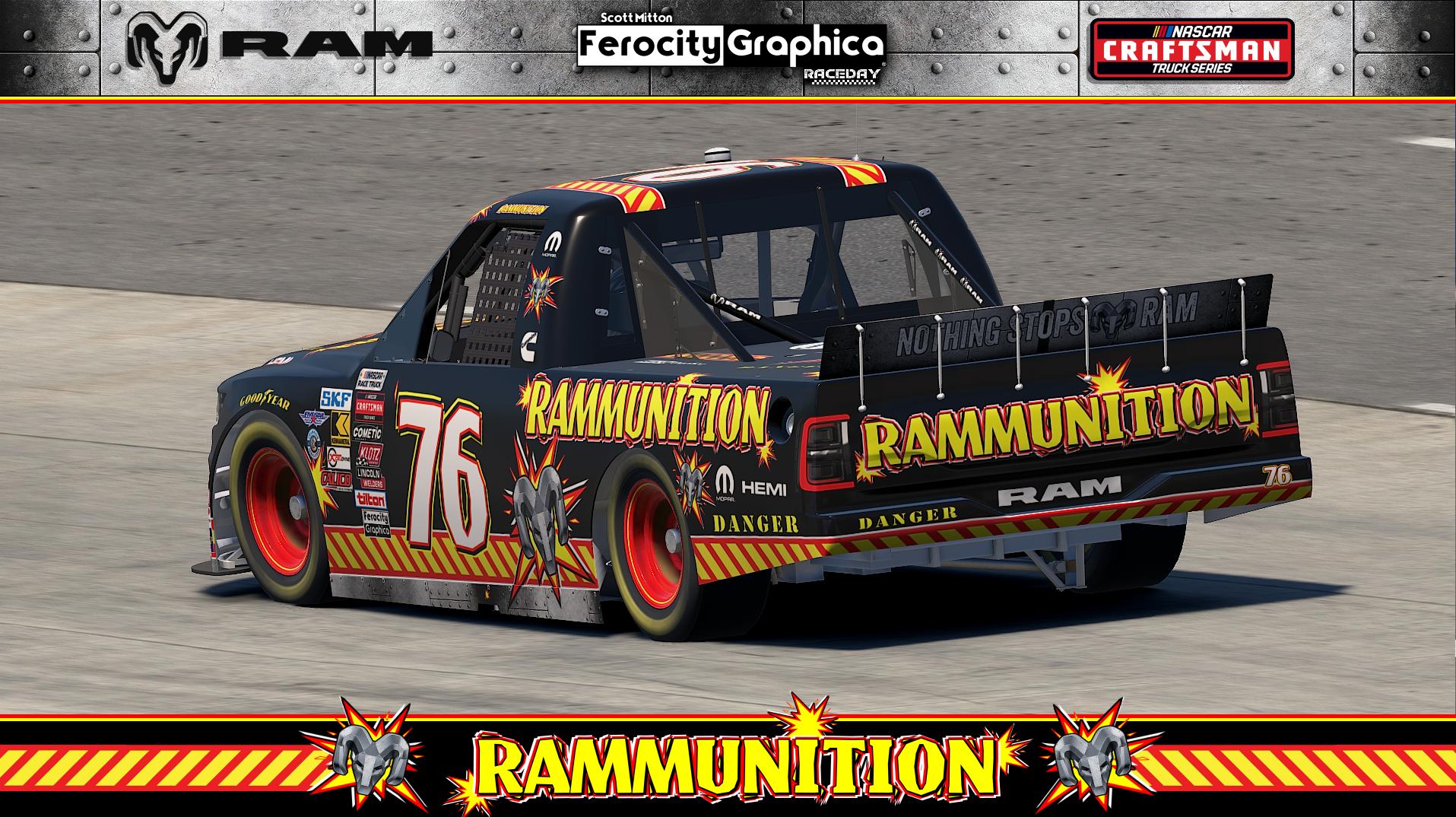 Preview of Rammunition NASCAR Truck Series RAM (No Numbers) by Scott Mitton