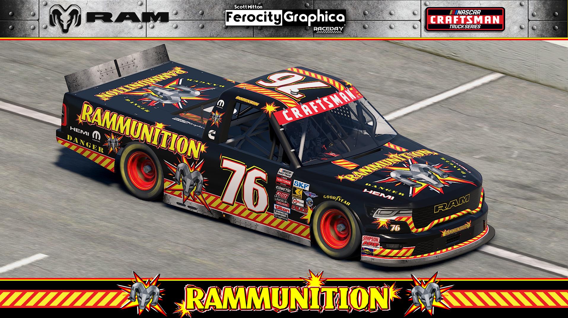 Preview of Rammunition NASCAR Truck Series RAM by Scott Mitton