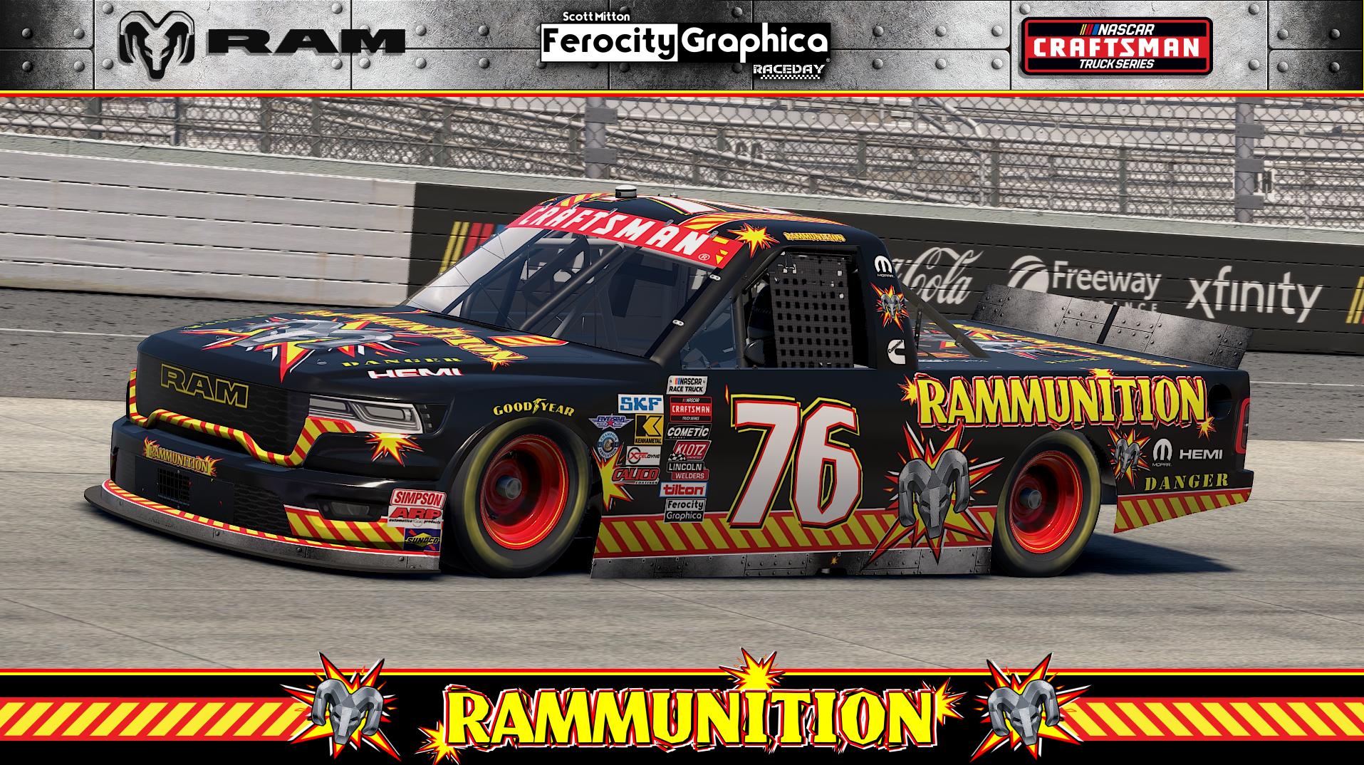 Preview of Rammunition NASCAR Truck Series RAM by Scott Mitton