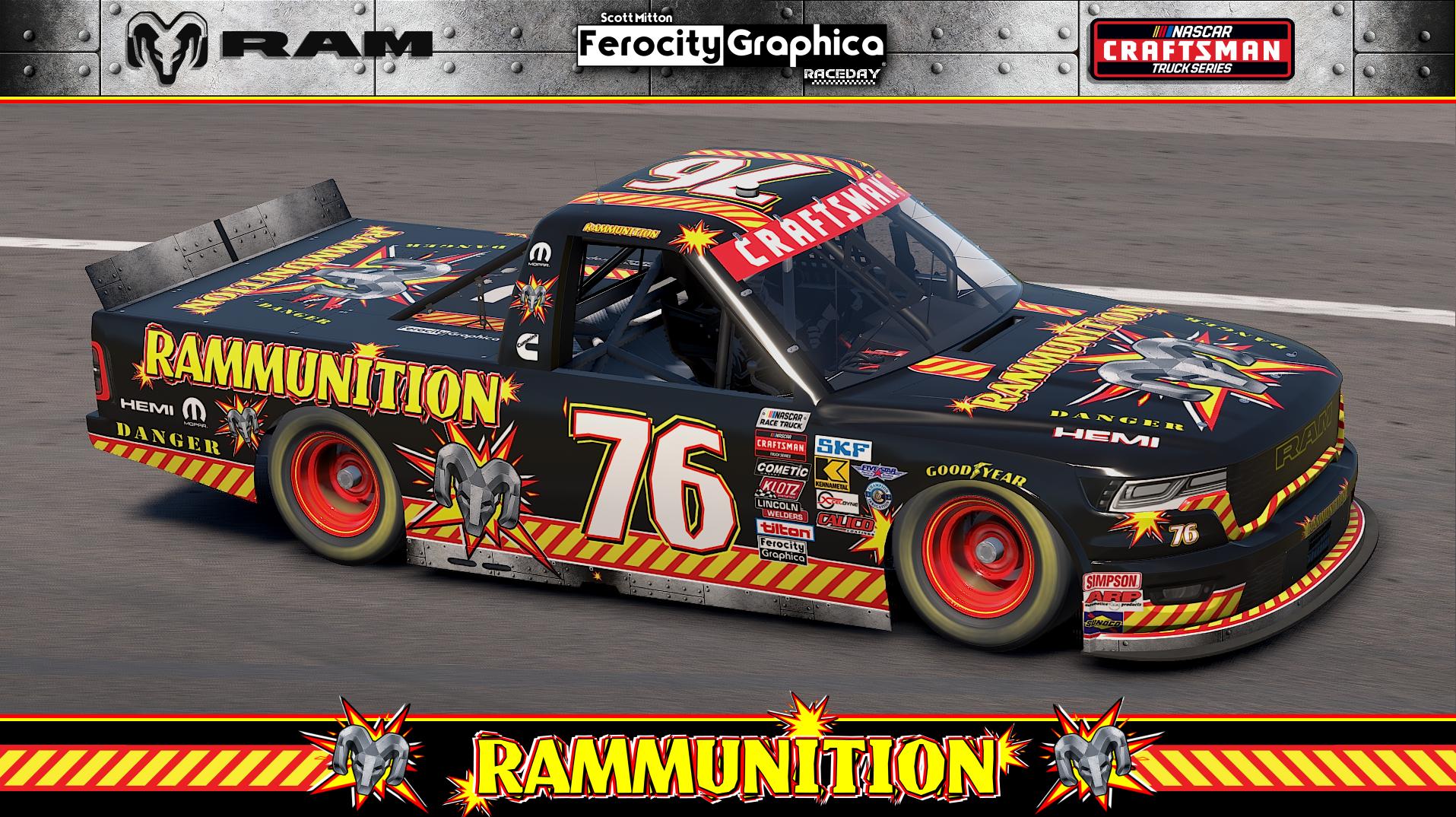 Preview of Rammunition NASCAR Truck Series RAM by Scott Mitton