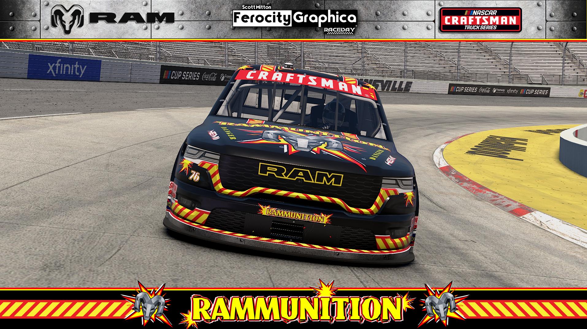 Preview of Rammunition NASCAR Truck Series RAM by Scott Mitton