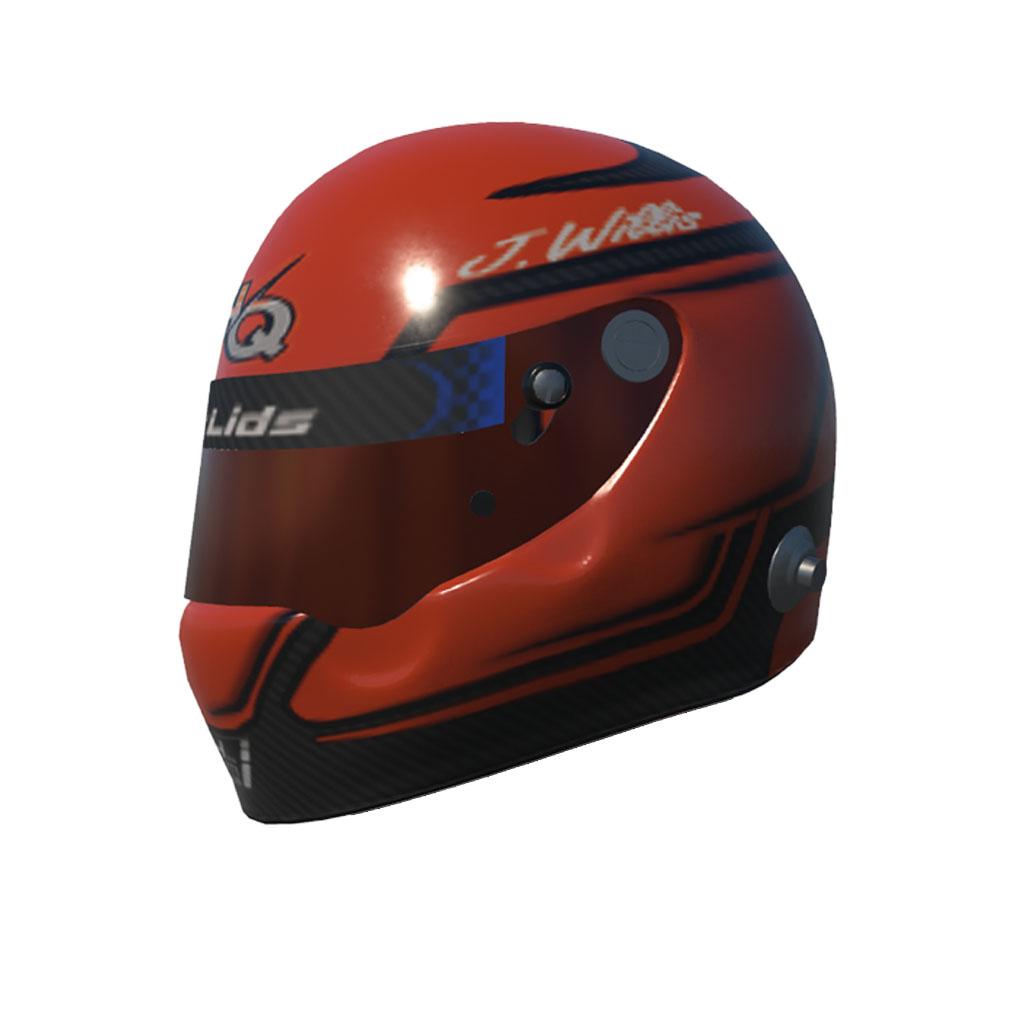 Preview of John Wills: The Electrifying HQ Livery Helmet by Alan Purser