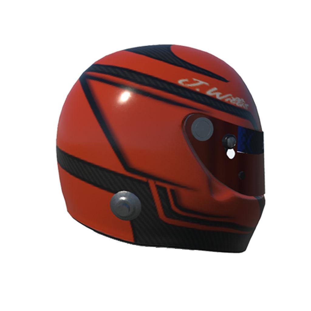 Preview of John Wills: The Electrifying HQ Livery Helmet by Alan Purser