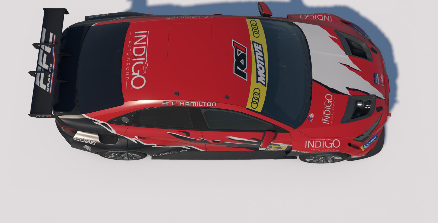 Preview of Audi RS3 Gen 2 custom paint for Chris Hamilton by Keith Archer