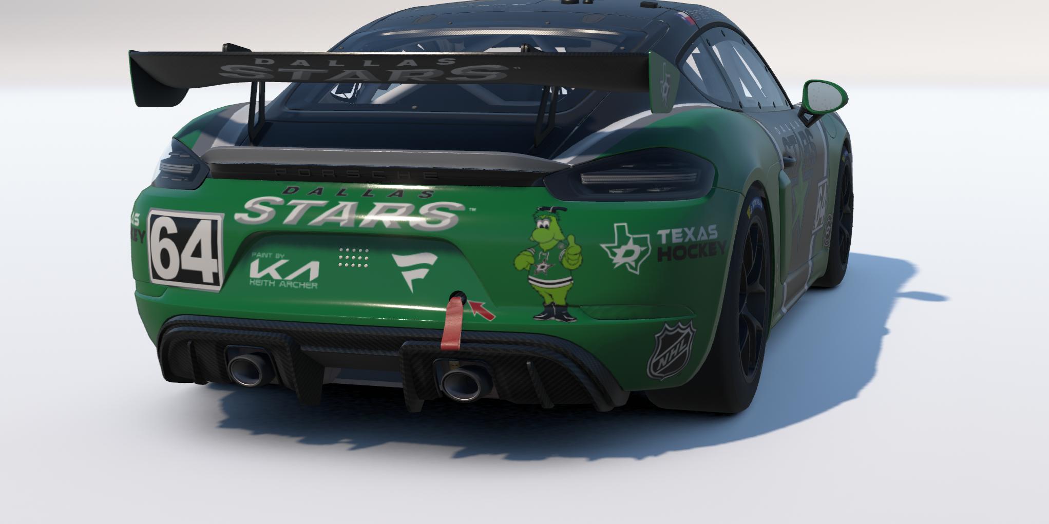 Preview of Dallas Stars NHL ice hockey jersey custom theme paint for Brad Holcomb by Keith Archer