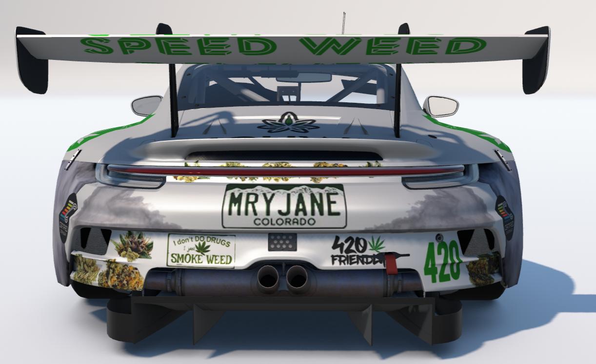 Preview of Speed Weed Delivery Porsche 992r GT3 by Todd Schwarz