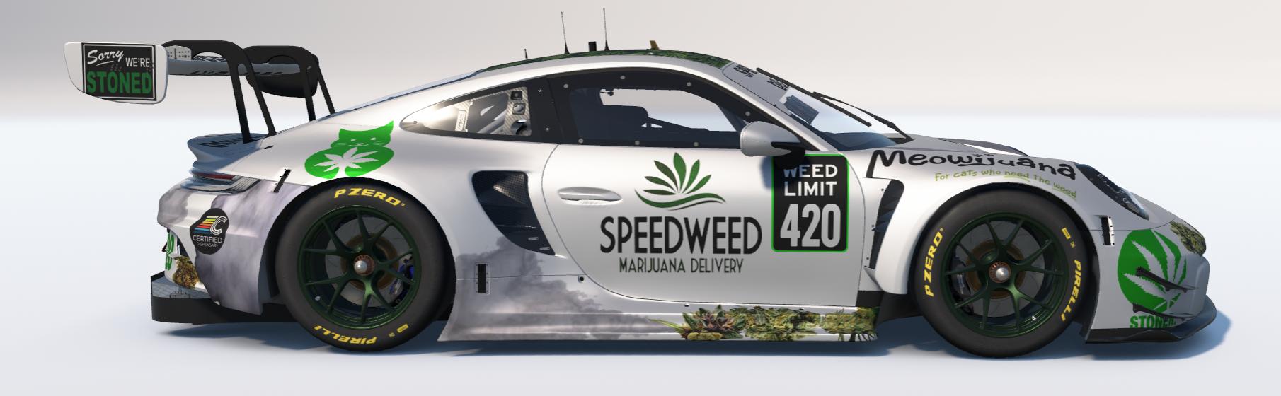Preview of Speed Weed Delivery Porsche 992r GT3 by Todd Schwarz