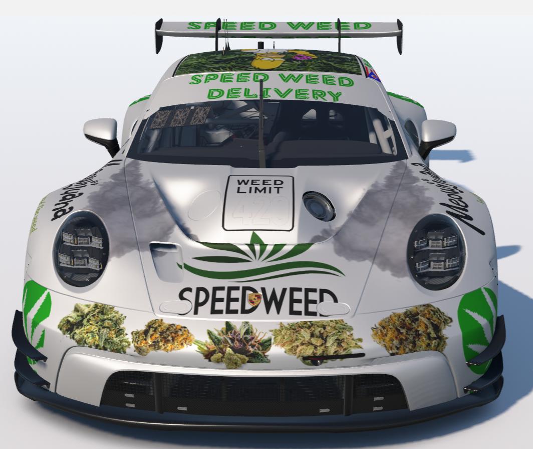 Preview of Speed Weed Delivery Porsche 992r GT3 by Todd Schwarz