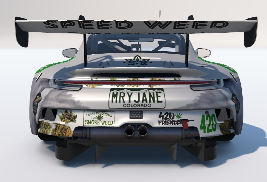 Preview of Speed Weed Delivery Porsche 992r GT3 by Todd Schwarz