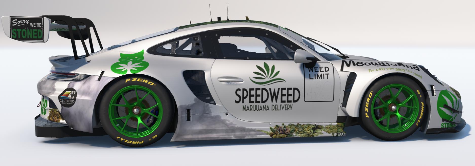 Preview of Speed Weed Delivery Porsche 992r GT3 by Todd Schwarz