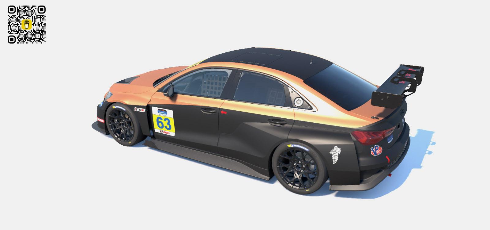 Preview of Black&Copper Audi TCR by Jim Mauney
