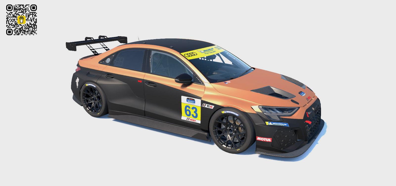 Preview of Black&Copper Audi TCR by Jim Mauney