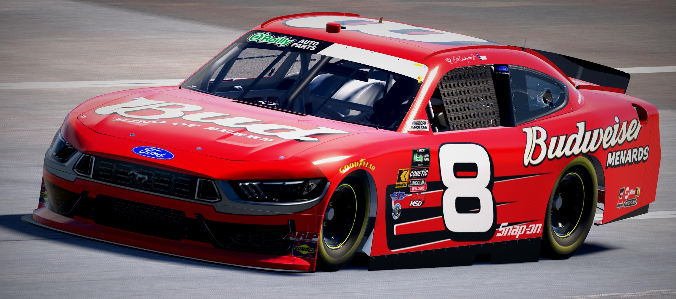 Preview of 2007 Dale Jr. Budweiser Ford Mustang by Brennan MaGee