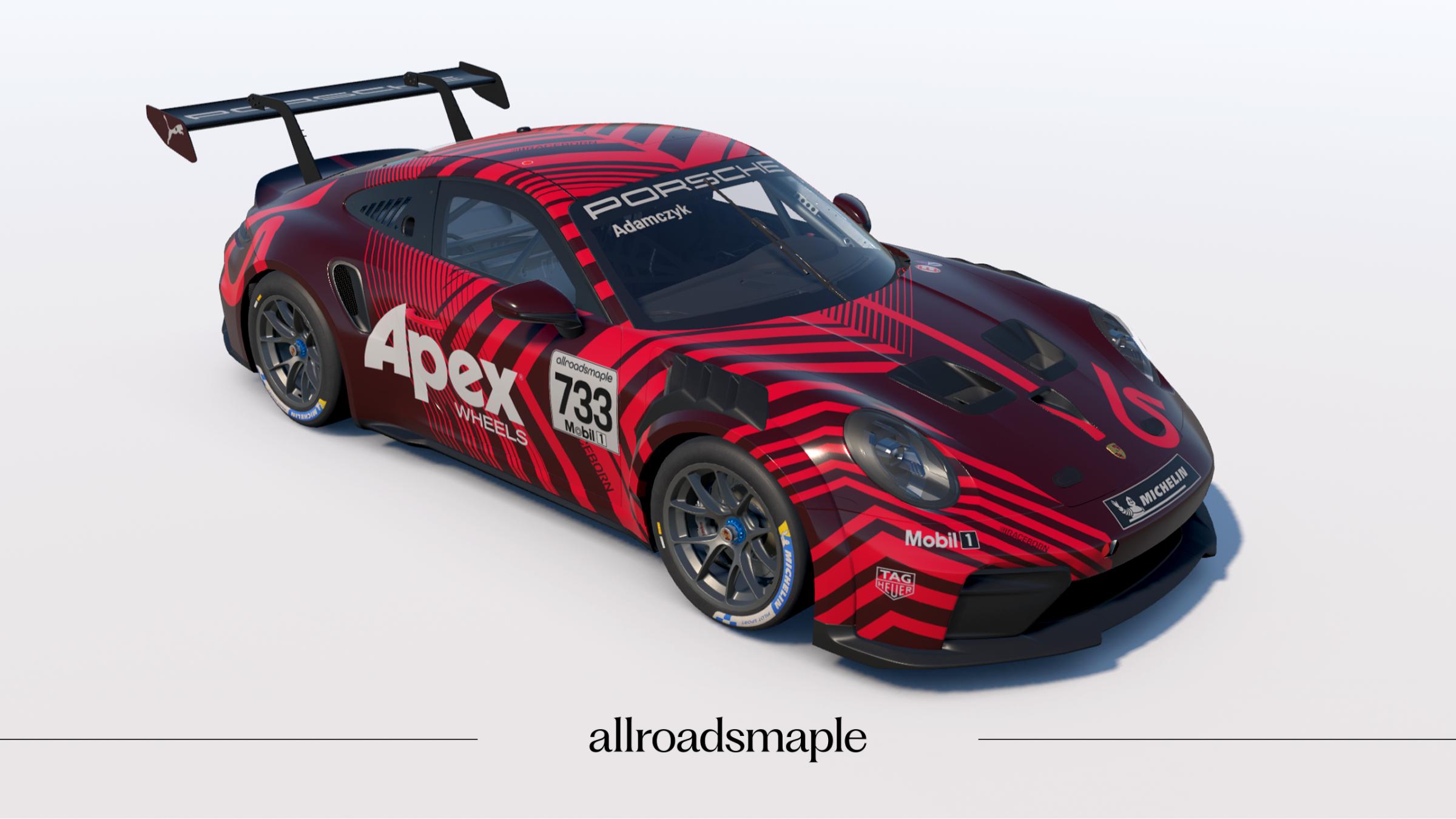 Preview of 992.2 Cup Car Launch Livery x Apex Wheels by Patryk A.