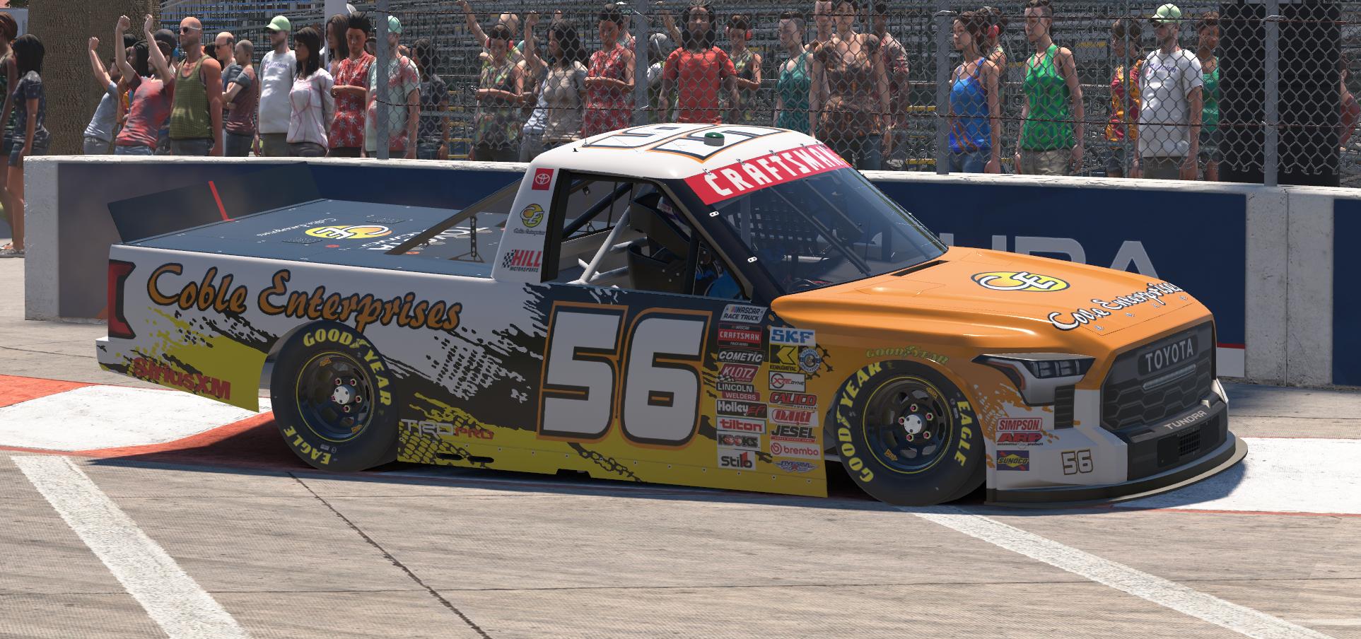 Preview of Hill Motorsports #56 Toyota Tundra by Jay Van Meppelen