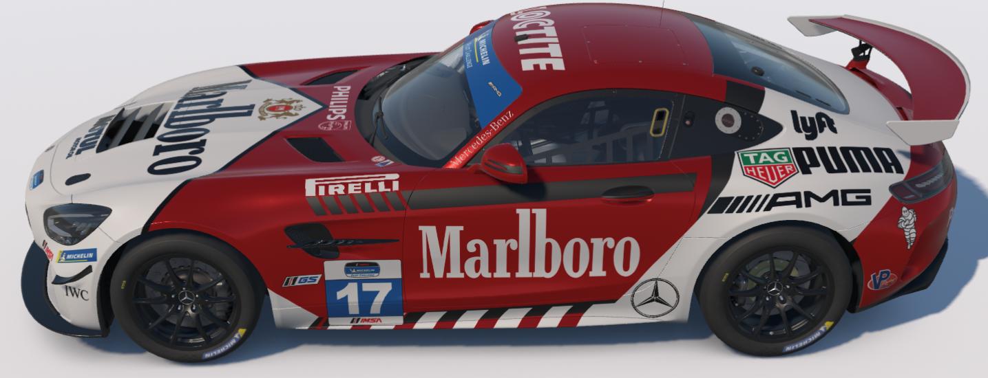 Preview of Marlboro/Tag Heuer Mercedes-AMG GT4 by Ronald Lawson2