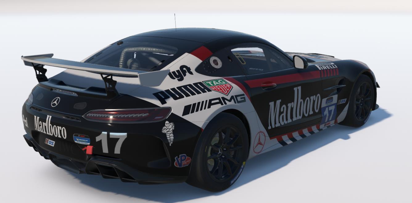 Preview of Marlboro Black/Tag Heuer Mercedes-AMG GT4 by Ronald Lawson2