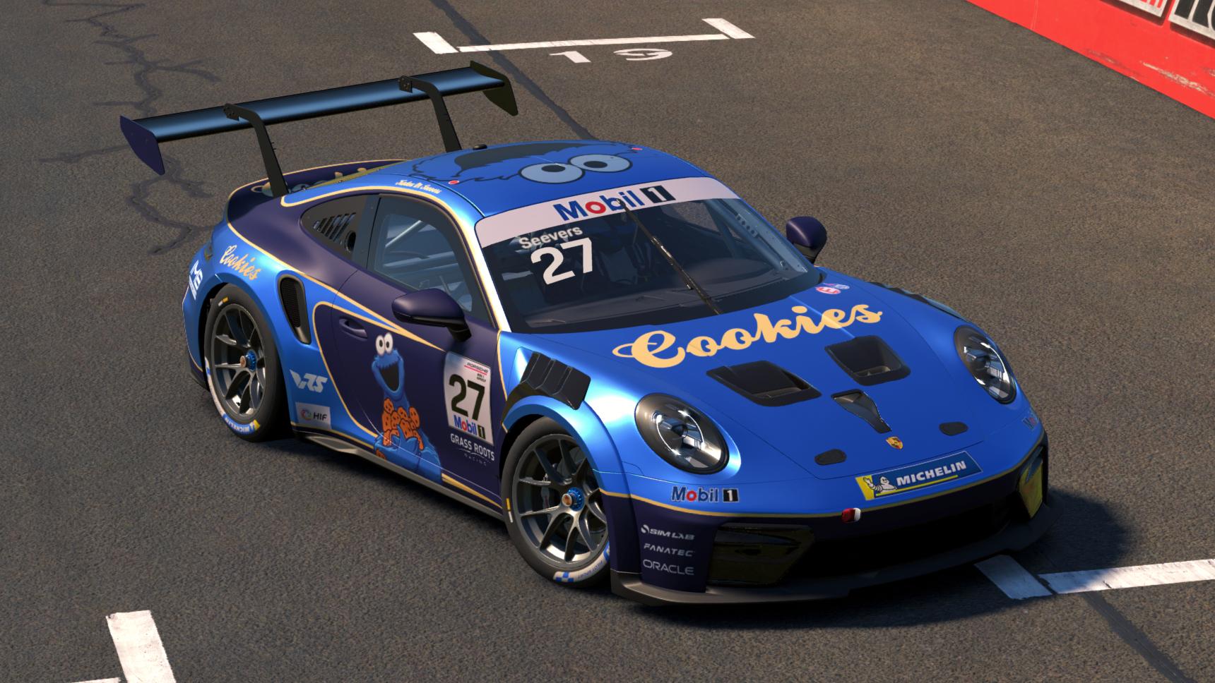 Preview of Cookie Monster Porsche 992.2 Cup by Kaden M Seevers