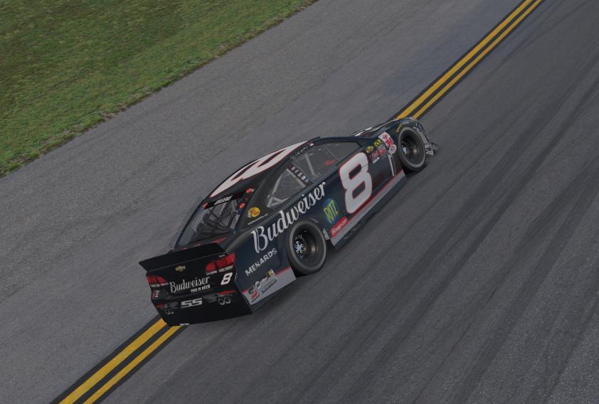 Preview of Dale Earnhardt Jr Budweiser "Three Days of Dale" ARCA Chevrolet SS (Sim Stamped) by Samuel Greene