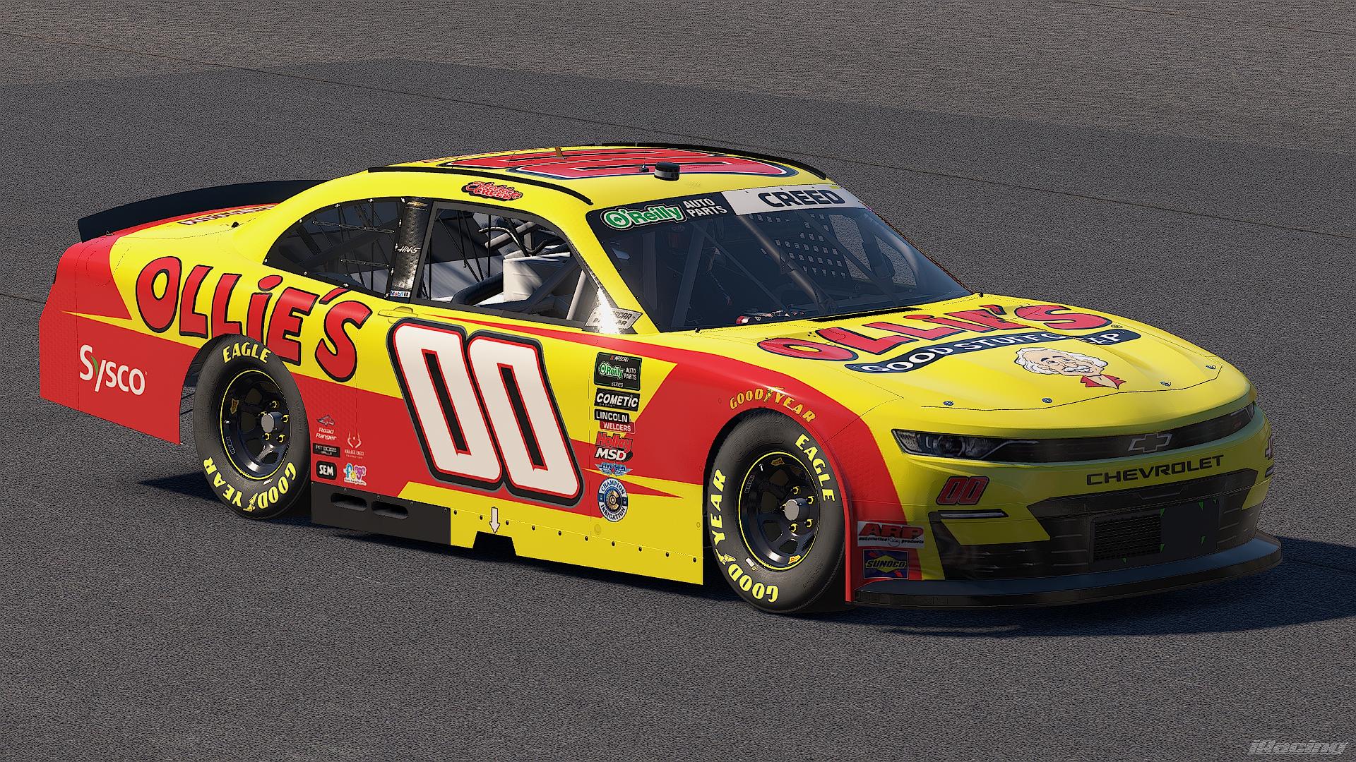 Preview of Official 2026 #00 Ollies Chevrolet - Sheldon Creed by Trent Curtis