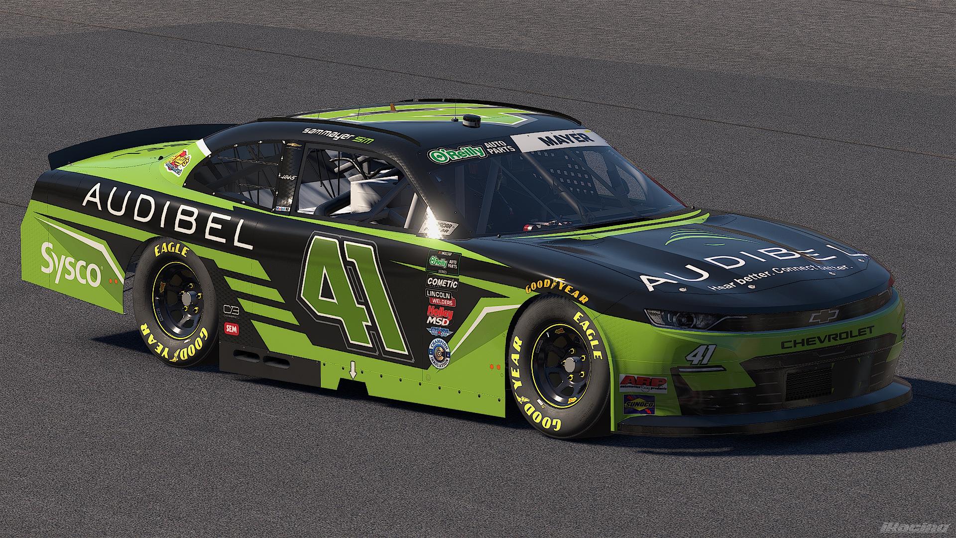 Preview of Official 2026 #41 Audibel Chevrolet - Sam Mayer by Trent Curtis